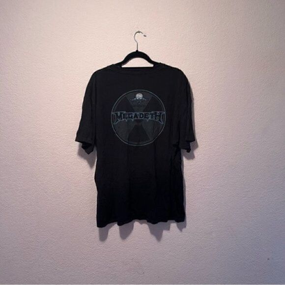 MEGADETH Concert T Shirt Mens XL Double Sided Black. - Picture 4 of 5